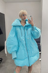 CHENPENG windproof light blue bubble down jacket CP19AWJ011